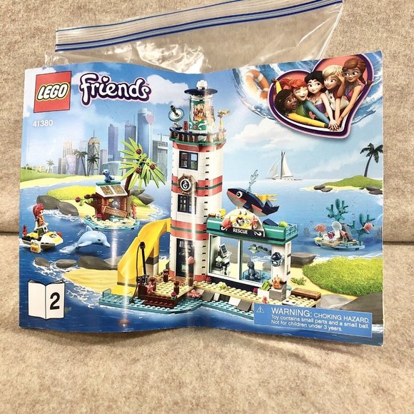 Lego 41380 Friends Lighthouse Rescue Center Set W/ Instructions